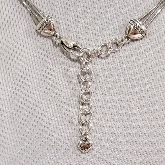 BRIGHTON EVE'S DELIGHT 3 STRAND PENDENT NECKLACE NWOT - Picture 6 of 6